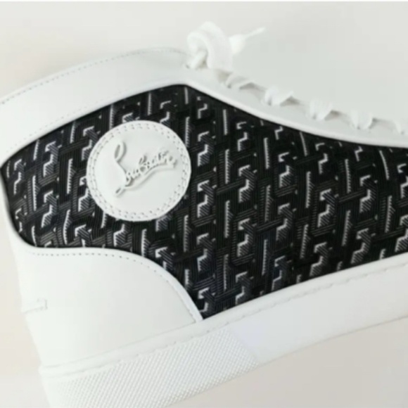 DESIGNER DEALS!! CHRISTIAN LOUBOUTIN Louis Orlato High-Top Sneakers - Picture 1 of 4